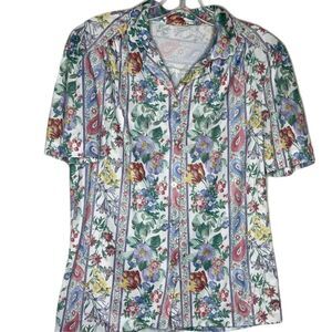 Vintage Floral Blouse